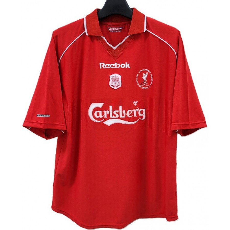 Liverpool Reebok ユニフォーム Camisa I Liverpool 2001 2002 Reebok Retro